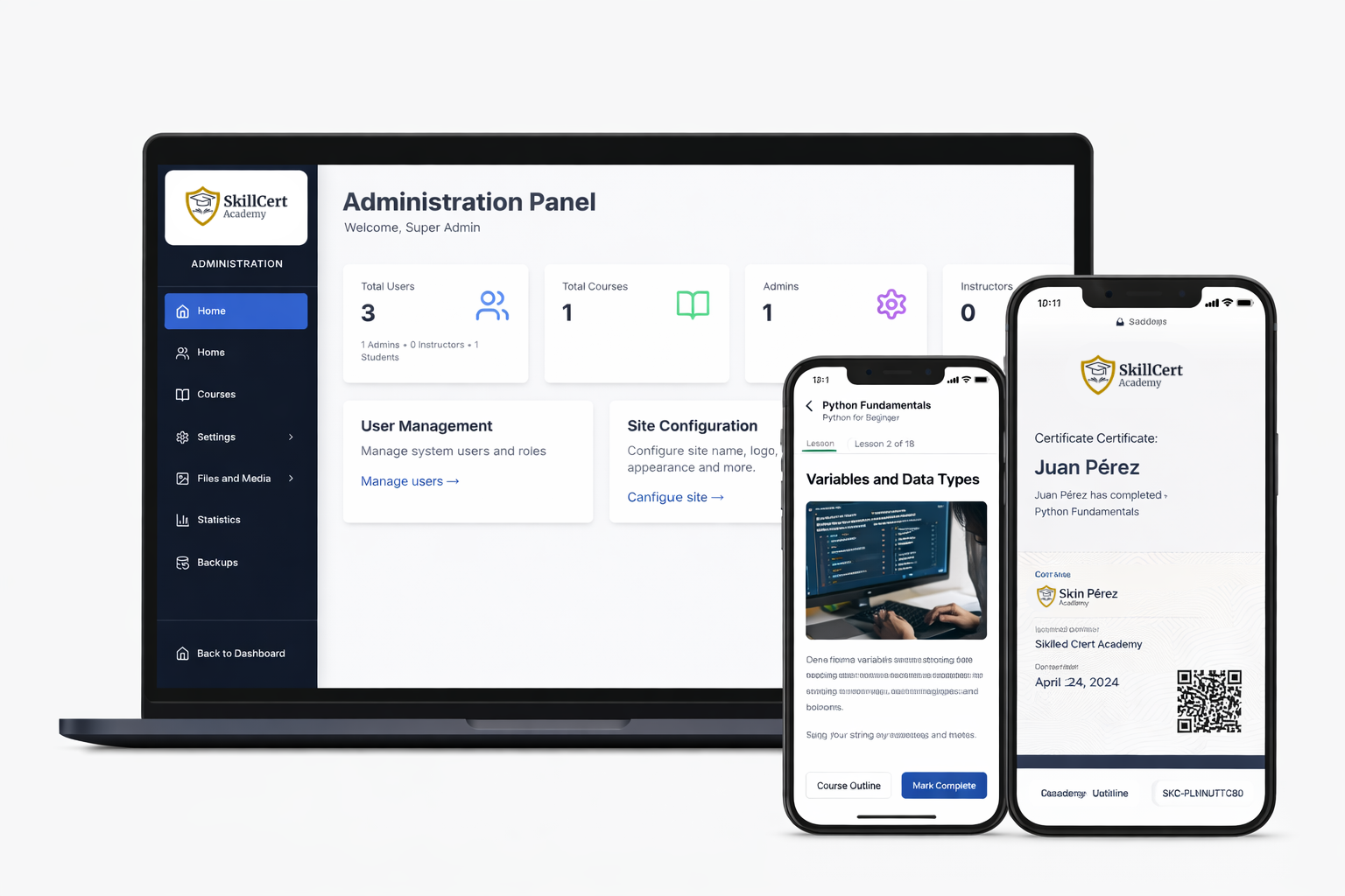 SkillCert Academy Platform