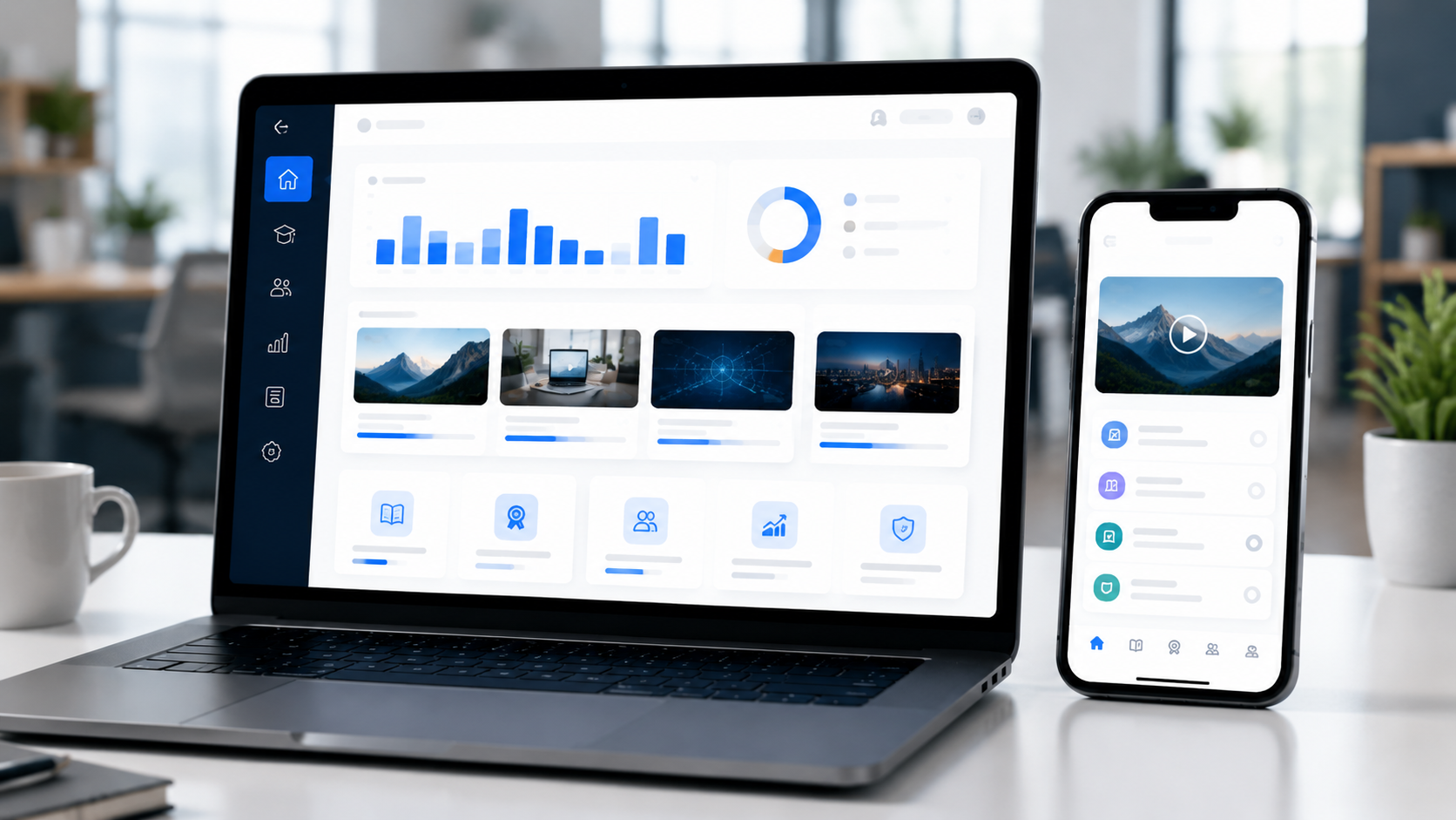 Scalable cross-platform training dashboard